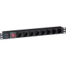 Блок розеток EXEGATE SERVERPRO PDU-19H801 AL-8S-C14-SW EX280840RUS