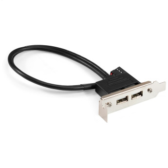 Планка портов в корпус 2xUSB2.0 EXEGATE BrctUSB2-2A-LP
