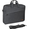 Сумка EXEGATE BUSINESS ECC-045 BLACK, черная, полиэстер повышенной плотности 600D, 15,6