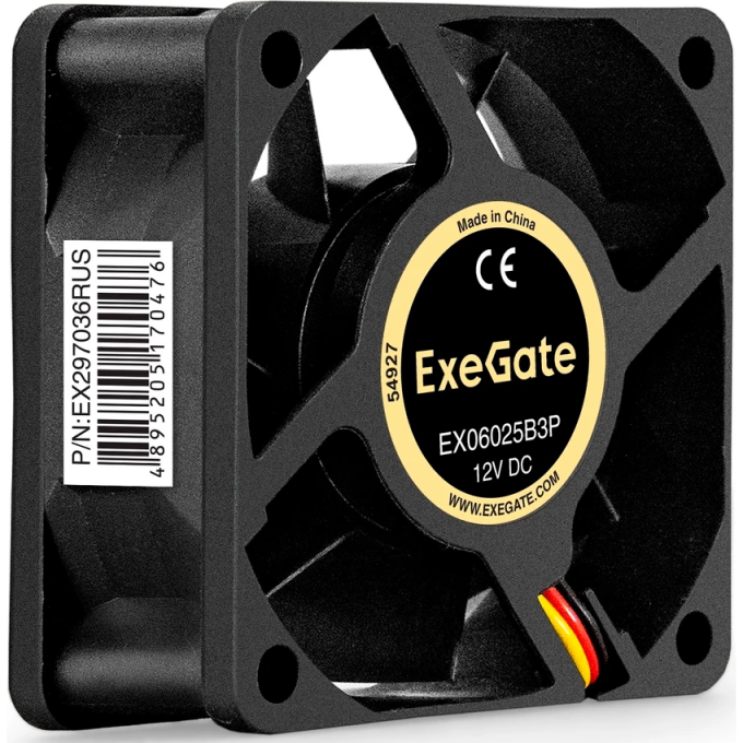 Вентилятор 12В DC EXEGATE EX06025B3P EX297036RUS